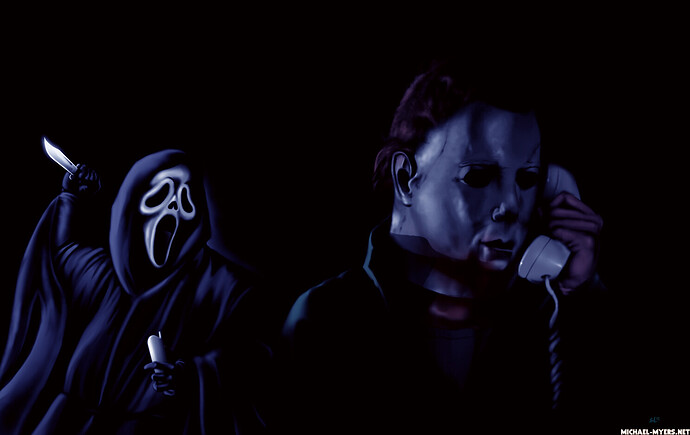 Ghostface and Myers lighting